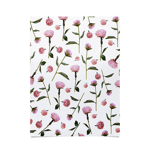 Lisa Argyropoulos Peonies on White Poster