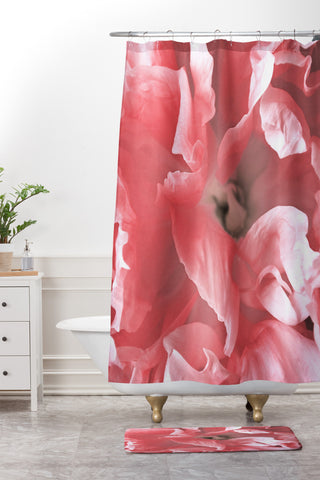 Lisa Argyropoulos Peony Blush Shower Curtain And Mat