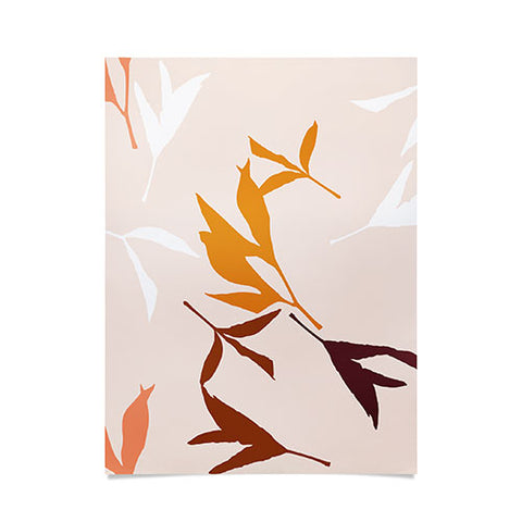 Lisa Argyropoulos Peony Leaf Silhouettes Poster