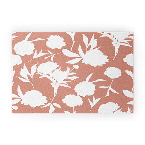 Lisa Argyropoulos Peony Silhouettes Welcome Mat