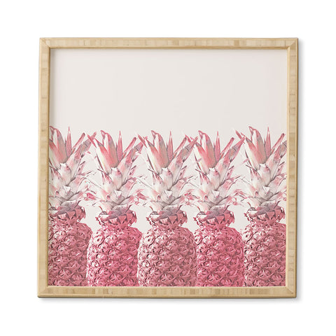 Lisa Argyropoulos Pineapple Blush Jungle Framed Wall Art