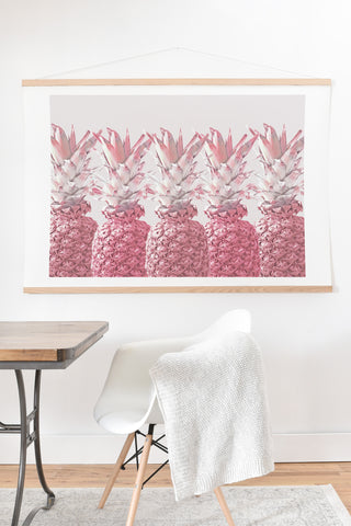 Lisa Argyropoulos Pineapple Blush Jungle Art Print And Hanger
