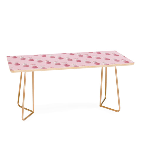 Lisa Argyropoulos Pineapple Blush Rose Coffee Table