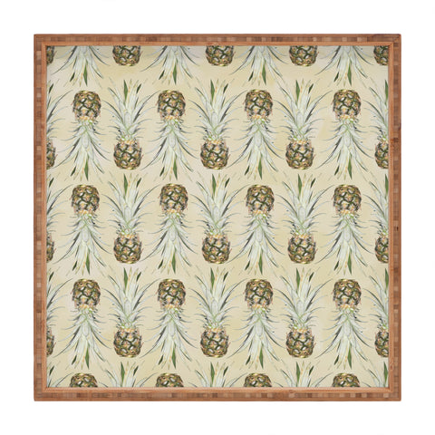 Lisa Argyropoulos Pineapple Jungle Earthy Square Tray