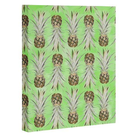 Lisa Argyropoulos Pineapple Jungle Green Art Canvas