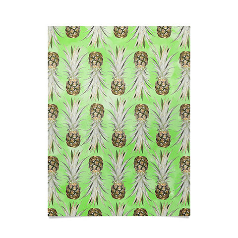 Lisa Argyropoulos Pineapple Jungle Green Poster