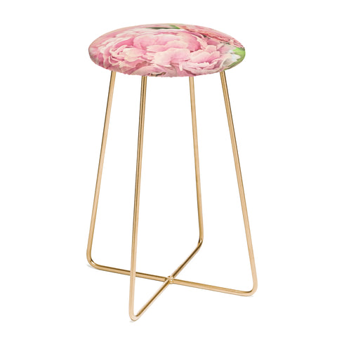 Lisa Argyropoulos Pink Peonies Counter Stool