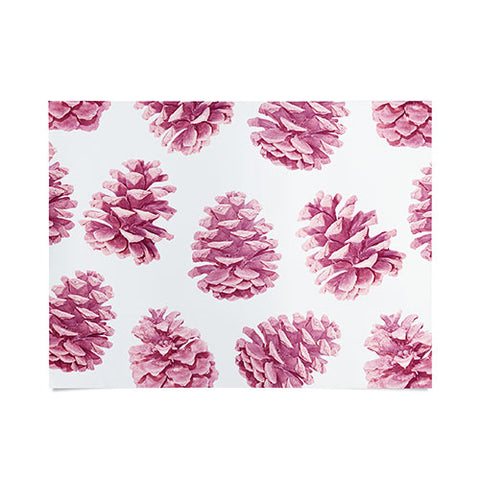 Lisa Argyropoulos Pink Pine Cones Poster