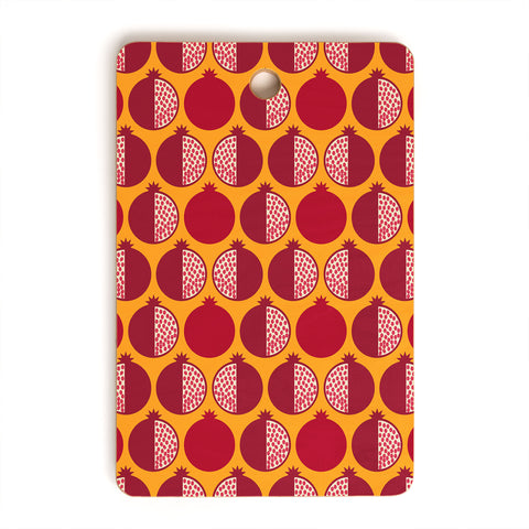 Lisa Argyropoulos Pomegranate Line Up II Cutting Board Rectangle