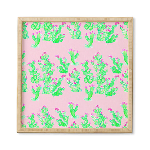 Lisa Argyropoulos Prickly Pear Spring Pink Framed Wall Art