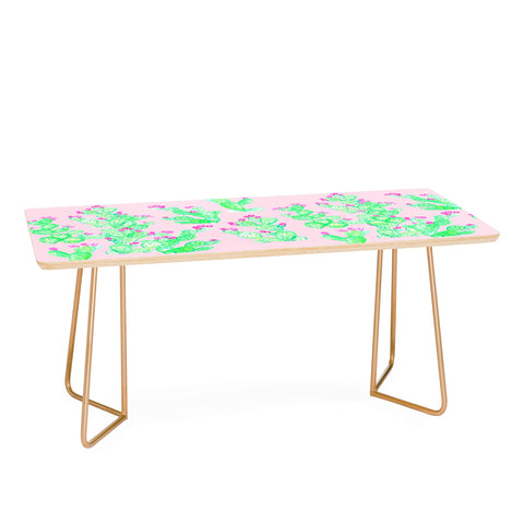 Lisa Argyropoulos Prickly Pear Spring Pink Coffee Table
