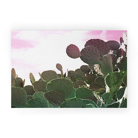 Lisa Argyropoulos Prickly Pink Welcome Mat