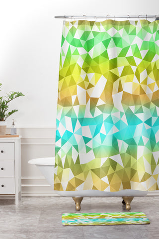 Lisa Argyropoulos Quarry Shower Curtain And Mat