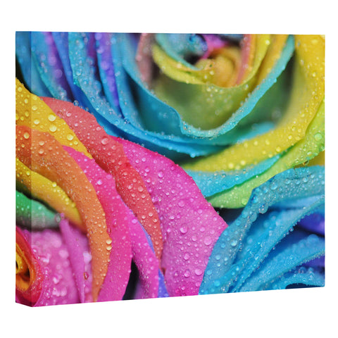 Lisa Argyropoulos Rainbow Swirl Art Canvas