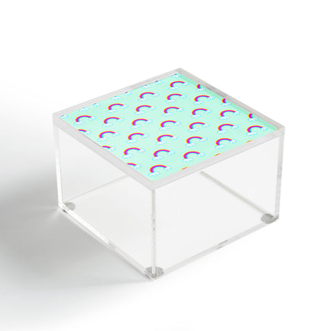 Lisa Argyropoulos Rainbows Mint Acrylic Box