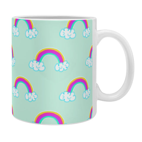 Lisa Argyropoulos Rainbows Mint Coffee Mug