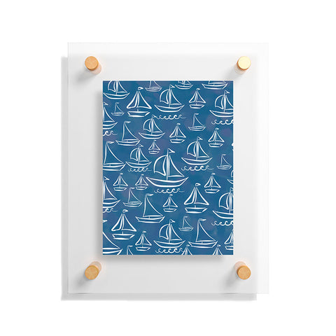 Lisa Argyropoulos Sail Away Blue Floating Acrylic Print