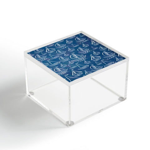 Lisa Argyropoulos Sail Away Blue Acrylic Box