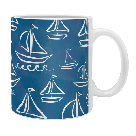 Lisa Argyropoulos Sail Away Blue Coffee Mug