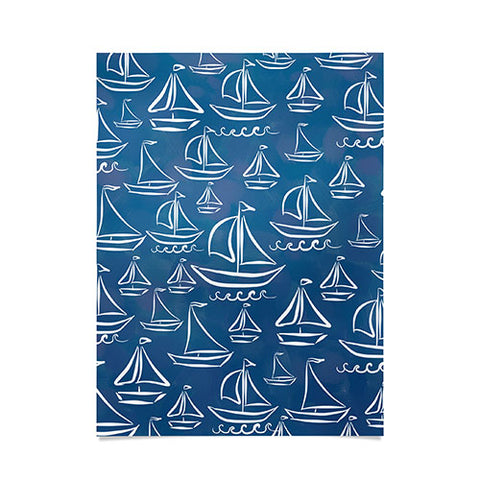 Lisa Argyropoulos Sail Away Blue Poster