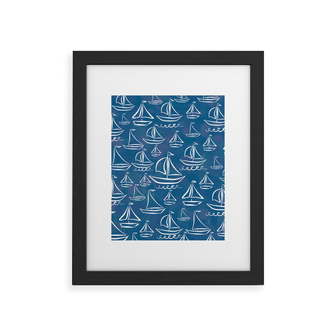 Lisa Argyropoulos Sail Away Blue Framed Art Print