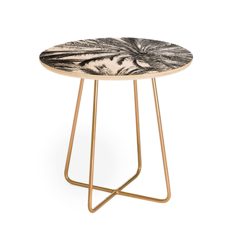 Lisa Argyropoulos San Diego Palms Round Side Table