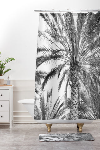Lisa Argyropoulos San Diego Palms Shower Curtain And Mat