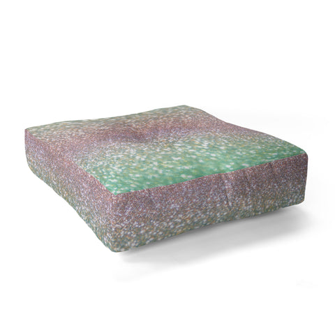 Lisa Argyropoulos Sea Mist Shimmer Floor Pillow Square