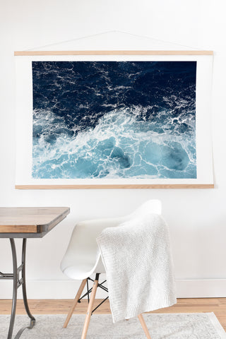 Lisa Argyropoulos Sea Swish Art Print And Hanger