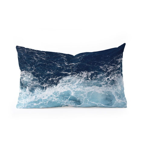 Lisa Argyropoulos Sea Swish Oblong Throw Pillow
