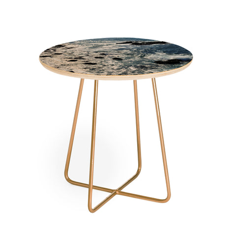 Lisa Argyropoulos Shimmering Mazatlan Sea Round Side Table