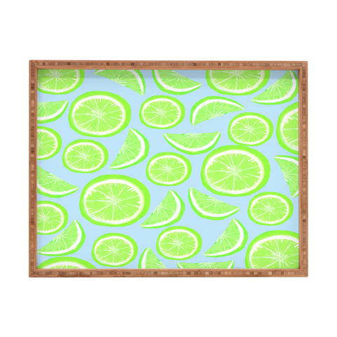 Lisa Argyropoulos Simply Lime Blue Rectangular Tray