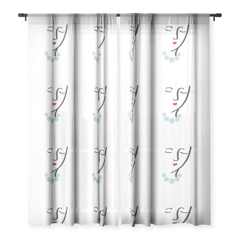 Lisa Argyropoulos Simply She Sheer Window Curtain