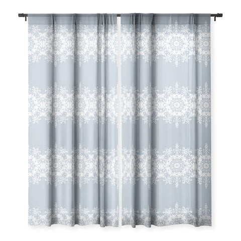 Lisa Argyropoulos Snowfrost Sheer Window Curtain