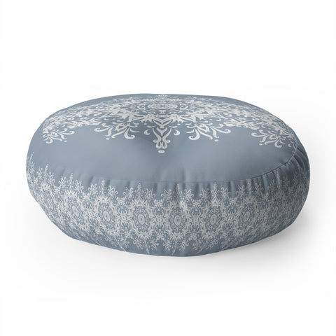 Lisa Argyropoulos Snowfrost Floor Pillow Round