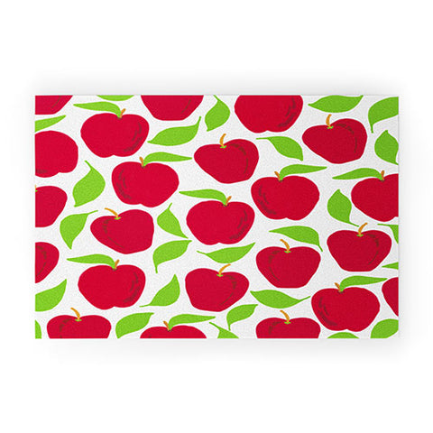 Lisa Argyropoulos So Red Delicious Welcome Mat