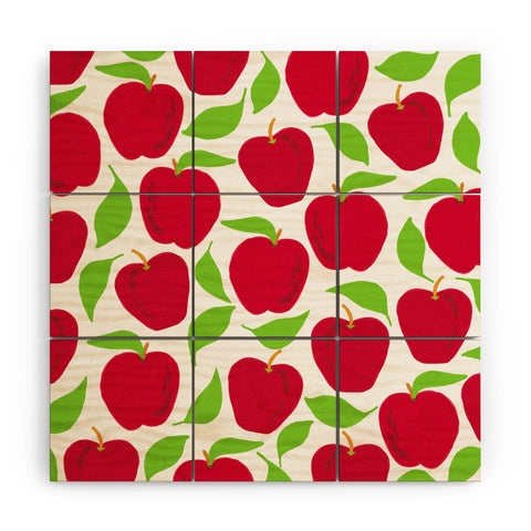Lisa Argyropoulos So Red Delicious Wood Wall Mural