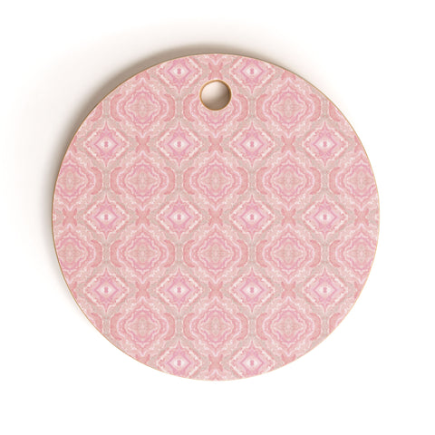 Lisa Argyropoulos Soft Blush Melt Pattern Cutting Board Round