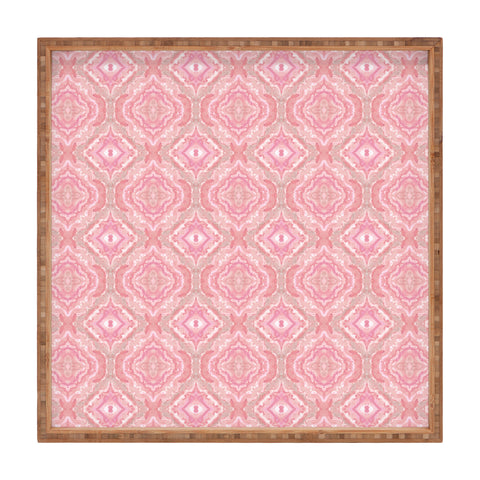 Lisa Argyropoulos Soft Blush Melt Pattern Square Tray