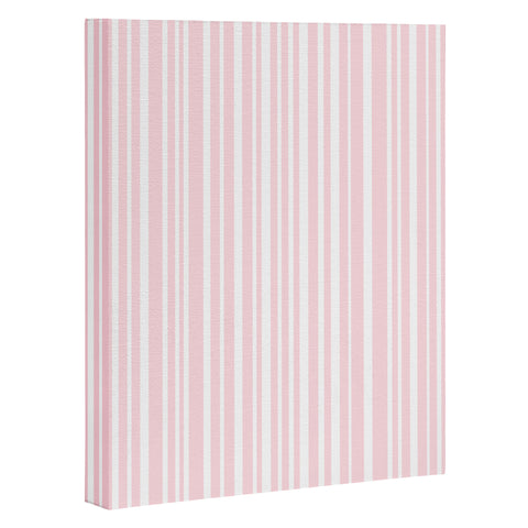 Lisa Argyropoulos Soft Blush Stripes Art Canvas
