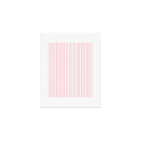 Lisa Argyropoulos Soft Blush Stripes Art Print