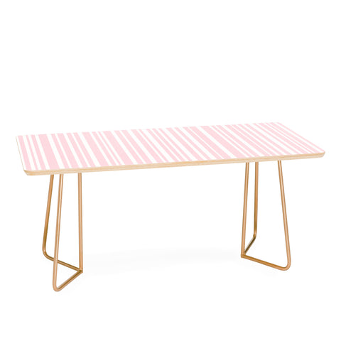 Lisa Argyropoulos Soft Blush Stripes Coffee Table