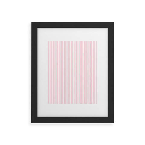 Lisa Argyropoulos Soft Blush Stripes Framed Art Print