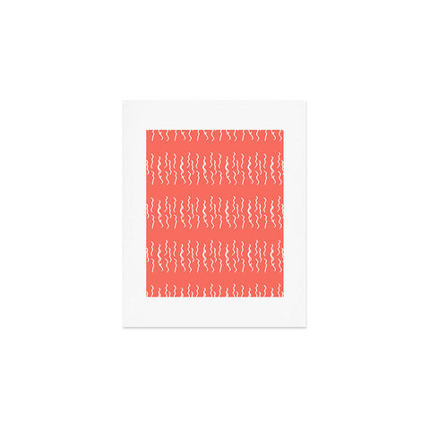 Lisa Argyropoulos Squiggle Coral Art Print