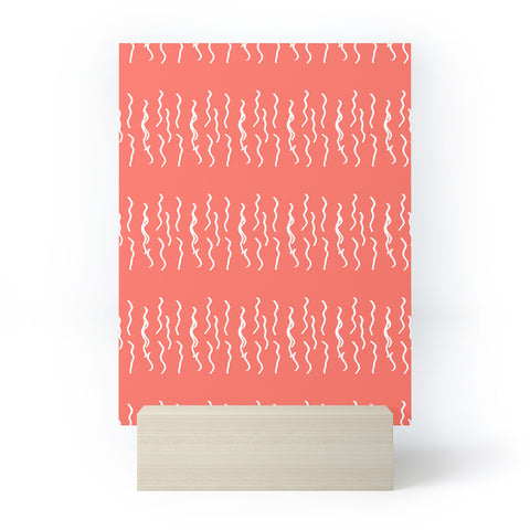Lisa Argyropoulos Squiggle Coral Mini Art Print