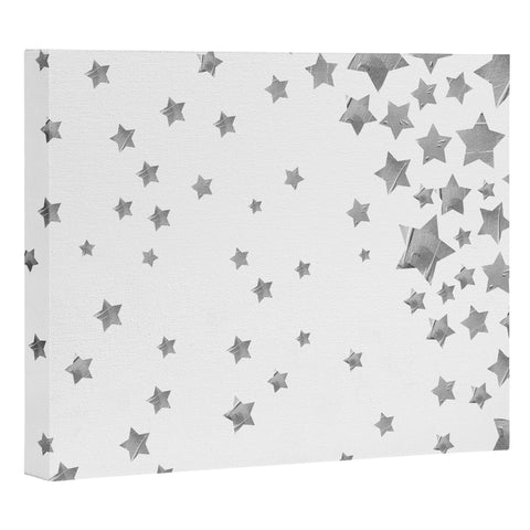 Lisa Argyropoulos Starry Magic Silvery White Art Canvas