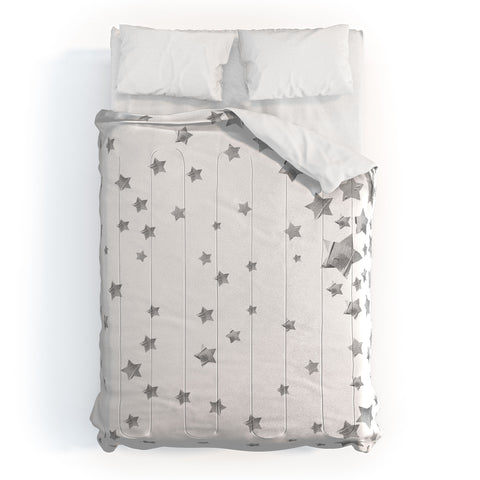 Lisa Argyropoulos Starry Magic Silvery White Comforter