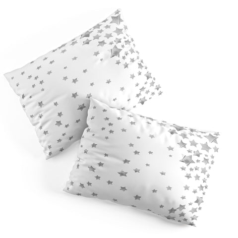 Lisa Argyropoulos Starry Magic Silvery White Pillow Shams