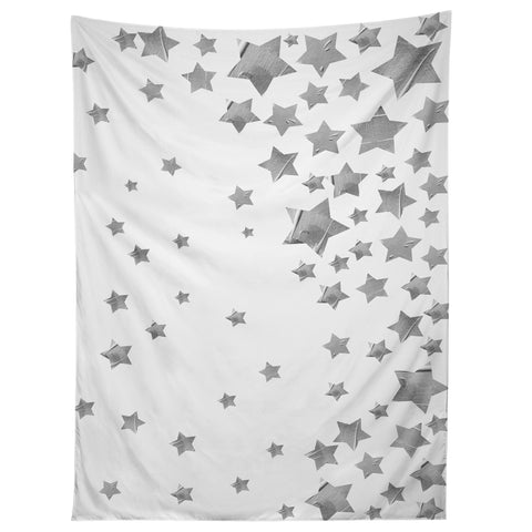 Lisa Argyropoulos Starry Magic Silvery White Tapestry