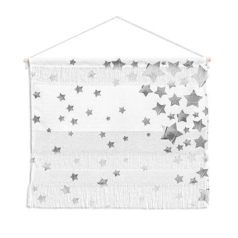 Lisa Argyropoulos Starry Magic Silvery White Wall Hanging Landscape